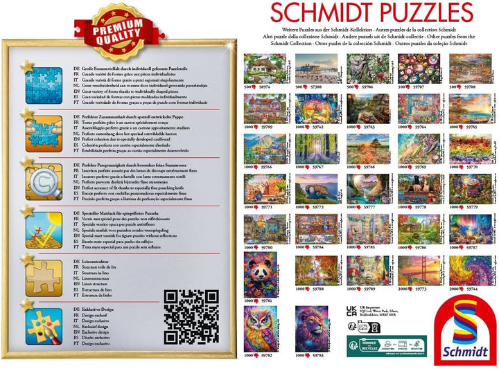 Schmidt Spiele 59785 Brutărie colorată, puzzle jigsaw 1000 piese