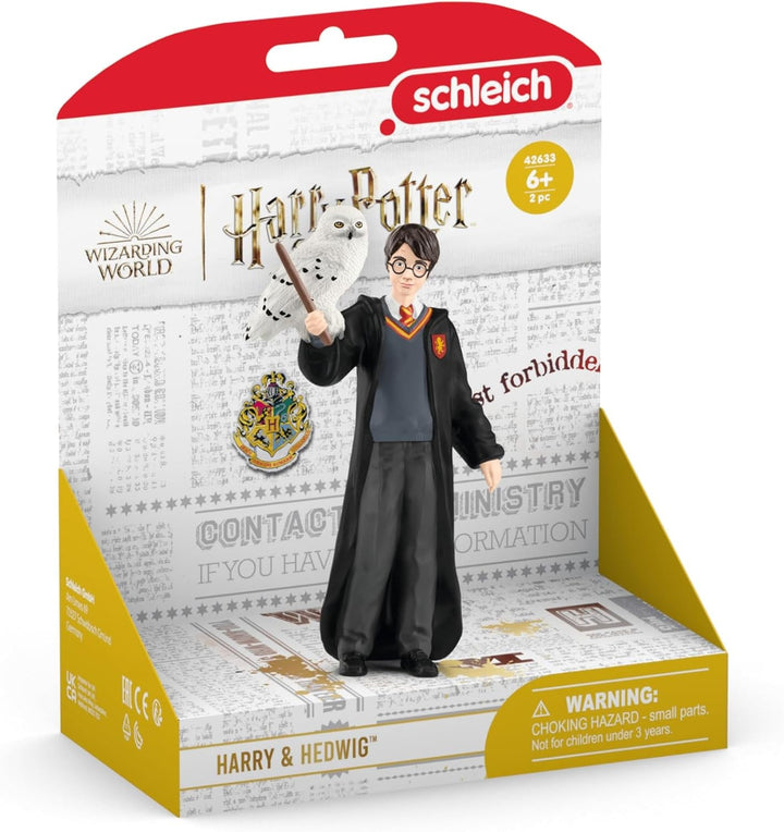 Schleich 42633 Harry Potter & Hedwig, De la 6 ani, HARRY POTTER - Figurină, 4 X 2.5 X 10 cm, Multicolor/Ocean Tides