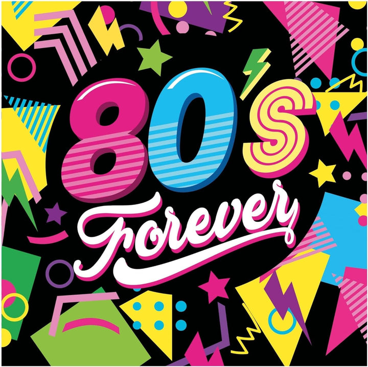 | 20 Șervețele Happy New Year (16X16 Cm) - Decorațiuni de masă pentru petreceri de Revelion - Ideal pentru evenimente și sărbători - Negru și auriu