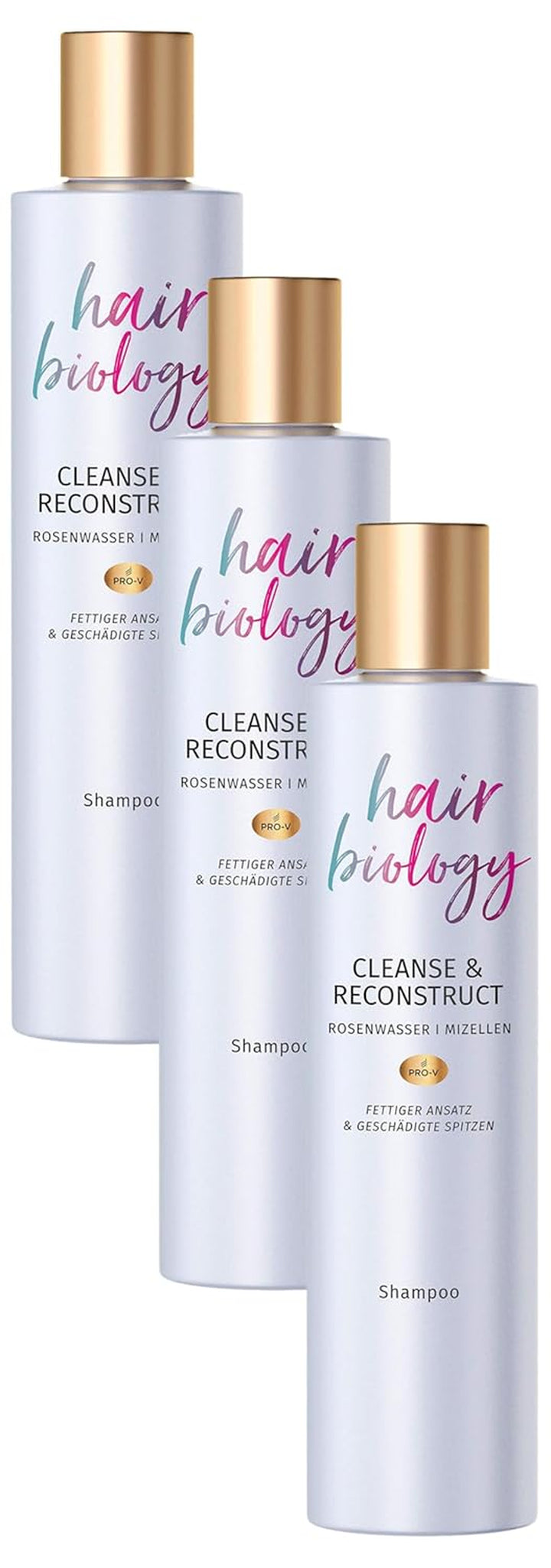 Hair Biology Cleanse & Reconstruct Shampoo, Bei Fettigem Ansatz Und Geschädigten Spitzen, 250Ml