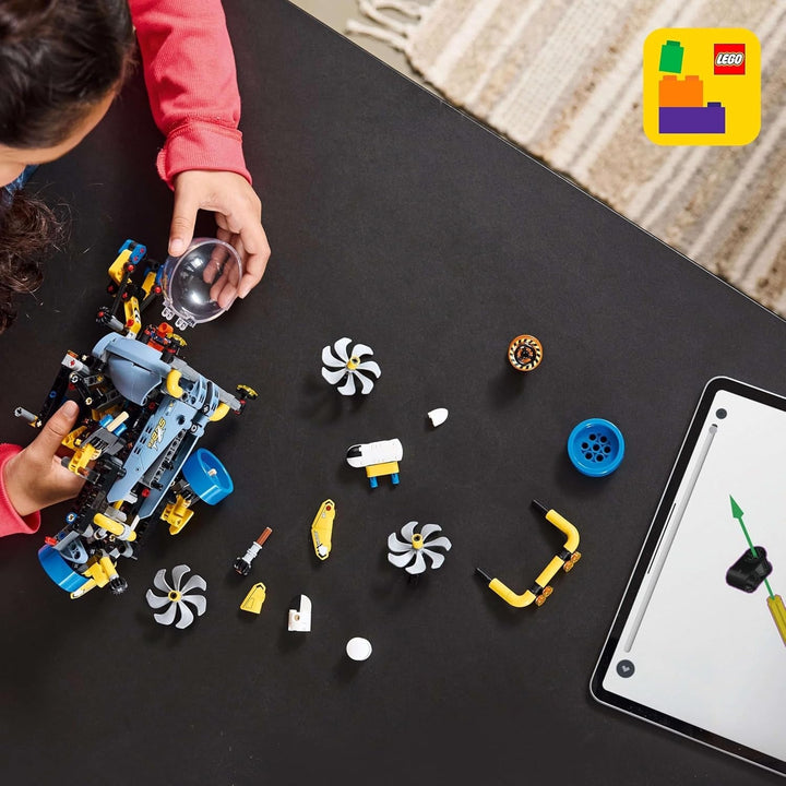 Submarin LEGO Technic Deep Sea Explorer, jucărie de construit pentru copii, băieți și fete de la 9 ani, idei creative de cadouri pentru ziua de naștere, vehicul construibil, cu elice rotative 42201
