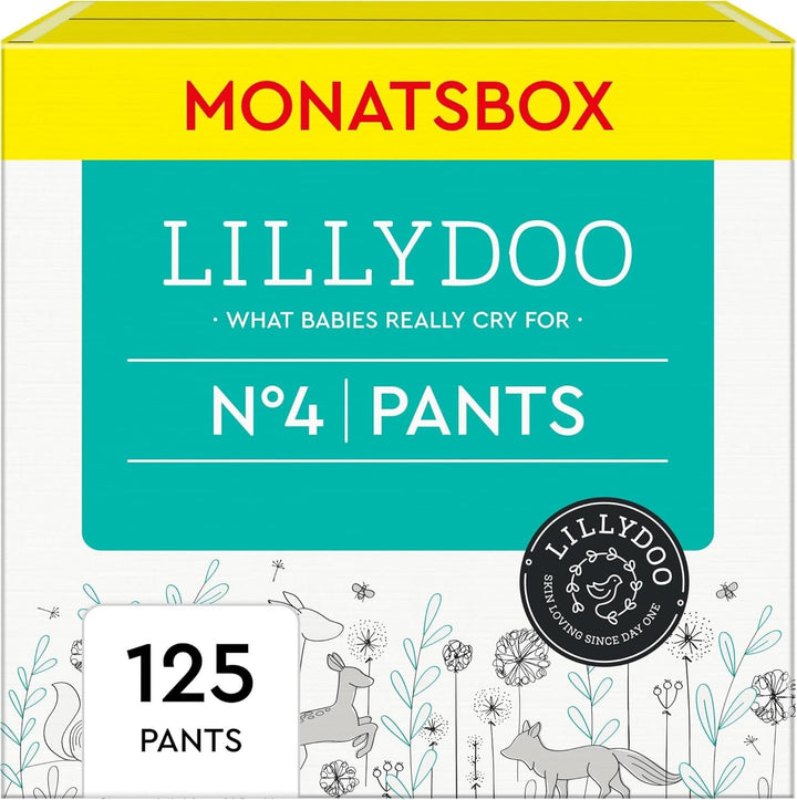 LILLYDOO Hautfreundliche Pants, Größe 7 (17+ Kg), Monatsbox (85 Stück)