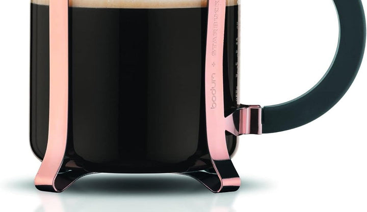 Bodum 1924-18 CHAMBORD filtru de cafea pentru 4 cești, 0,5 l, Rich Copper