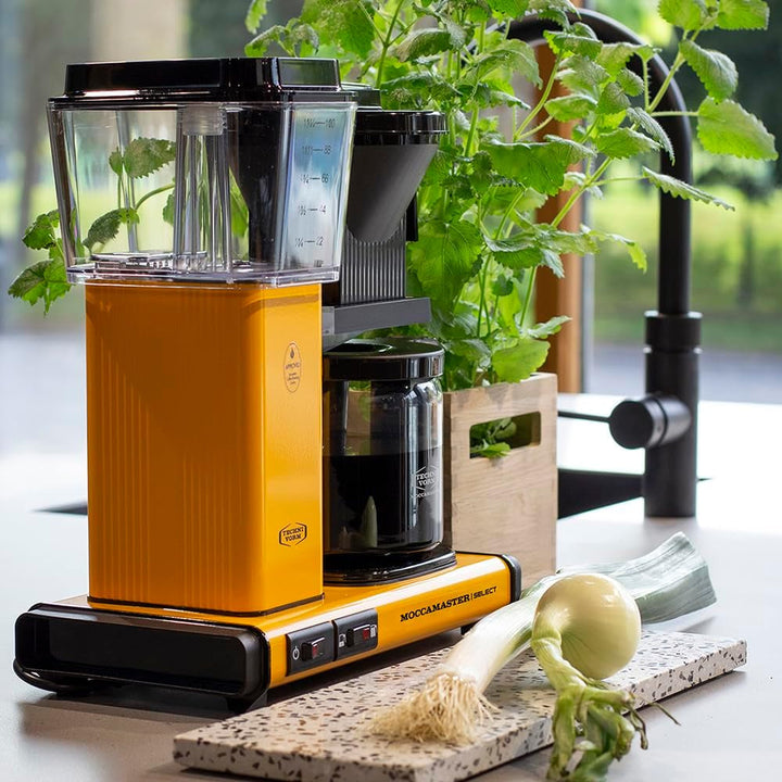 Moccamaster KBG Select, Cafetieră, Cafetieră cu filtru, Yellow Pepper, 1,25 litri