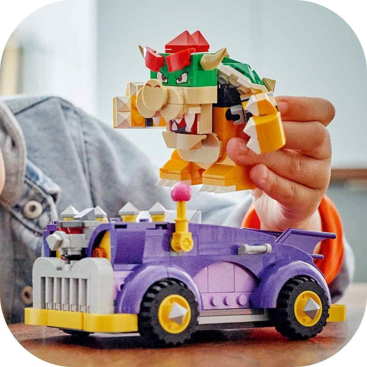 LEGO Super Mario Bowser's Monster Cart - Set de expansiune, jucărie pentru mașină cu figura Bowser pentru băieți și fete, set cu un singur personaj, cadou de gamer pentru copii de la 8 ani 71431