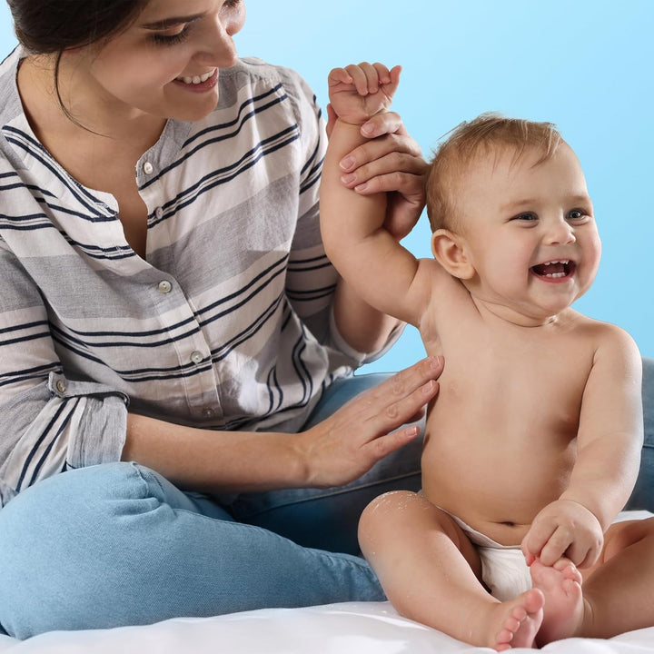 Pudră naturală pentru bebeluși Penaten cu aloe și vitamina E (1x 100g)- Protejează pielea sensibilă, absoarbe umezeala și menține pielea uscată- Aprobat dermatologic-99% ingrediente de origine naturală