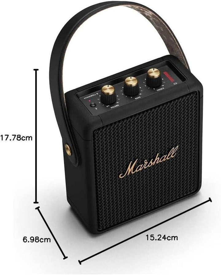 Difuzor Bluetooth portabil Marshall Stockwell II - negru și alamă