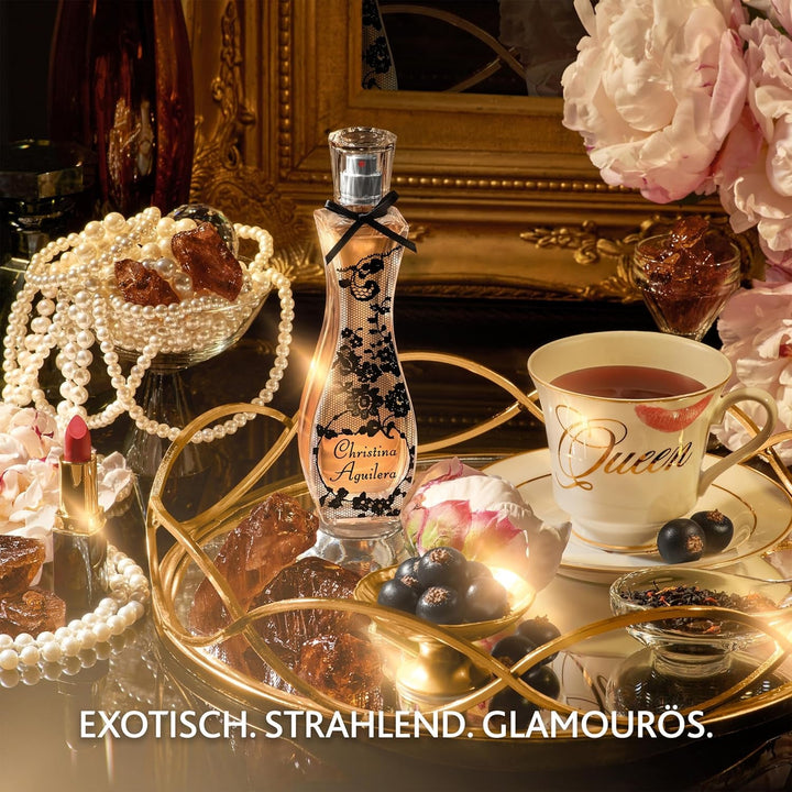 Christina Aguilera - Signature, Parfum de damă, Floral și Oriental, Cu note de iasomie, bujor și vanilie, Aromă exotică, dulceață și senzualitate, Parfum pentru femei