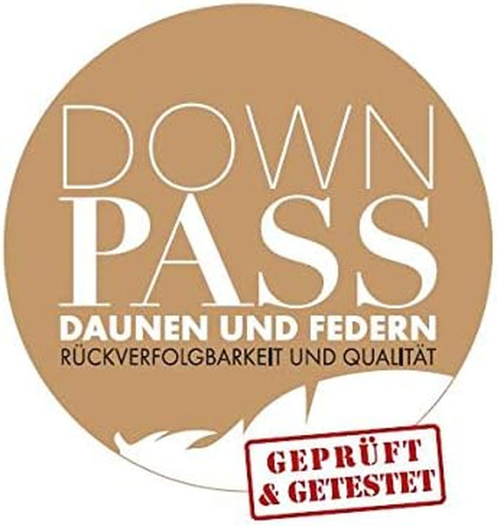 Badenia Trendline Comfort plapuma jos, plapuma de iarna cald cu 90% jos & 10% pene clasa I, 135 X 200 Cm, jos Pass Tested & Oeko-Tex Certified, Produs în conformitate cu standardul de calitate german