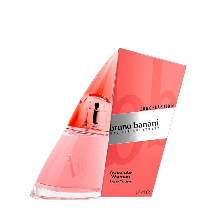 Bruno Banani Absolute Woman – Apă de Toaletă Spray Natural – Parfum de Femei Fructat-Floral – 1 Pachet (1 x 30 ml)