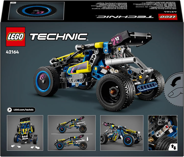 LEGO Technic Offroad Racing Buggy, jucărie auto pentru copii, kit pentru a construi o mașină de curse Buggy, cadou pentru băieți și fete de 8 ani, model mașină de raliu 42164