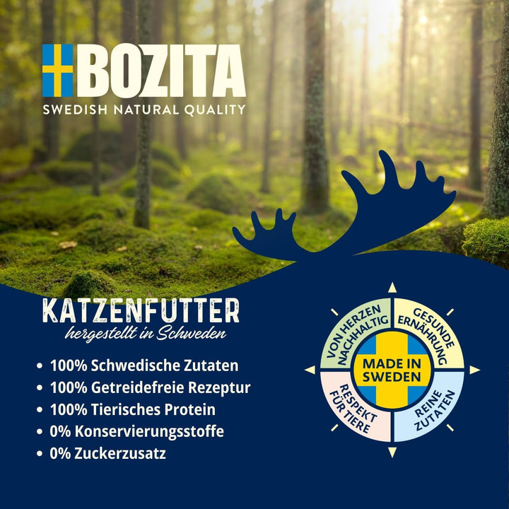 Bozita Mărunțișuri în sos cu pui și curcan Multibox 6X370G în Tetra