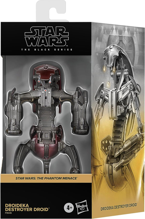 Star Wars seria neagră Droideka Destroyer Droid, figurină de acțiune Star Wars: Amenințarea fantomă, 15 cm