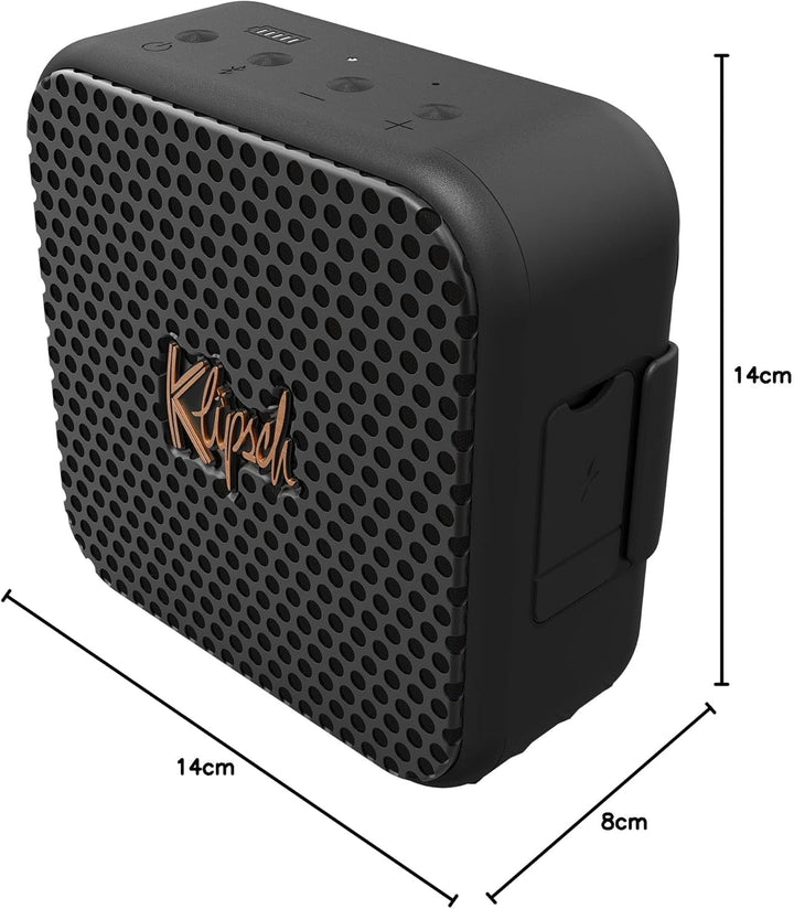 Klipsch Austin, Difuzor Bluetooth portabil cu microfon integrat, Bluetooth 5.3, autonomie 12 ore