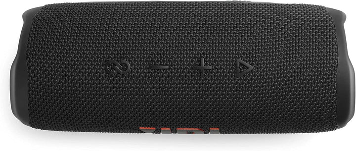 Difuzor Bluetooth JBL Flip 6 negru - Difuzor portabil, rezistent la apă, cu sistem de difuzoare cu 2 căi pentru sunet puternic - Până la 12 ore de redare wireless a muzicii