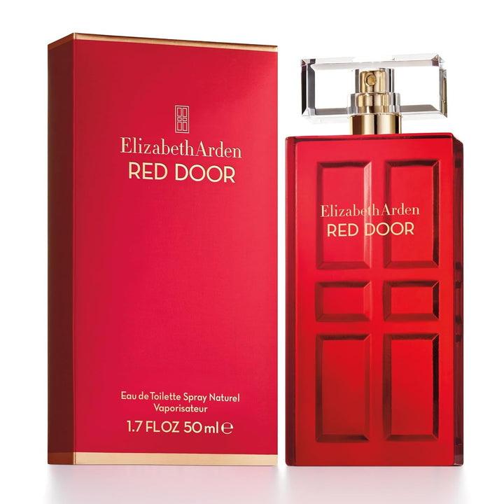 Elizabeth Arden Red Door – Apă de toaletă pentru femei, parfum clasic-elegant pentru femei, aromă florală și caldă pentru femei, parfum armonios de zi cu zi, 50 ml