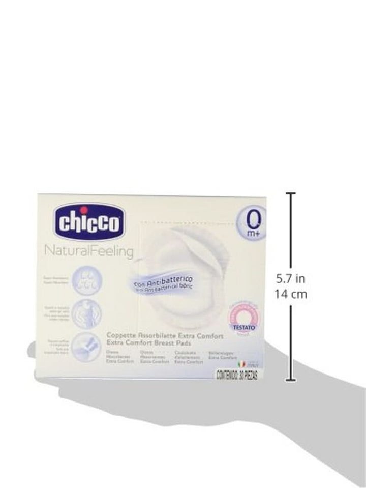 Chicco Akterielle Stilleinlagen Natural Feeling, 30 Stück