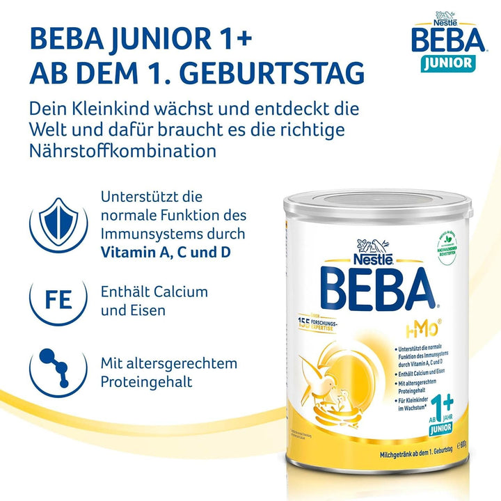 Nestle BEBA JUNIOR 1, formula lapte de la 1 an