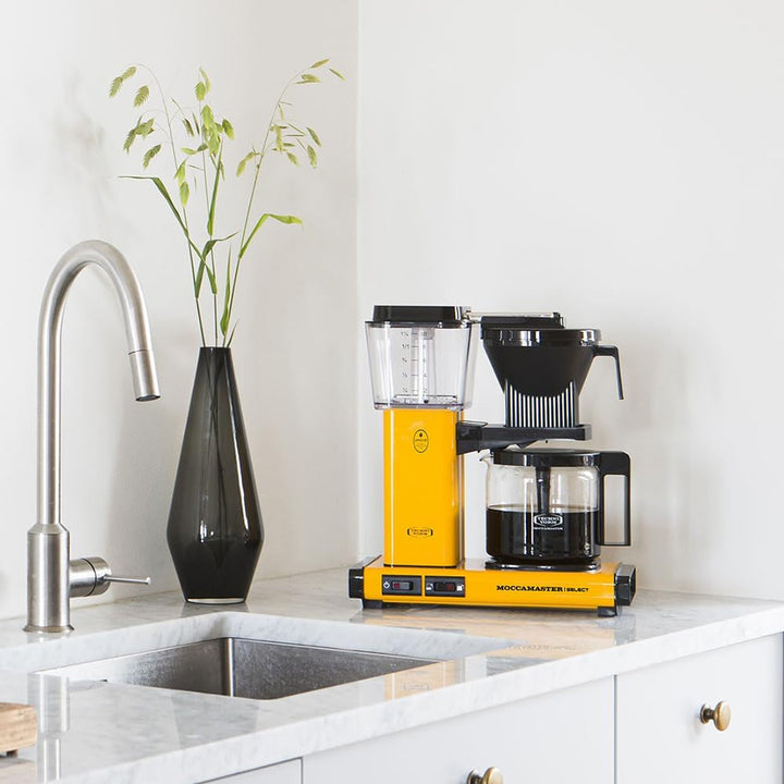 Moccamaster KBG Select, Cafetieră, Cafetieră cu filtru, Yellow Pepper, 1,25 litri