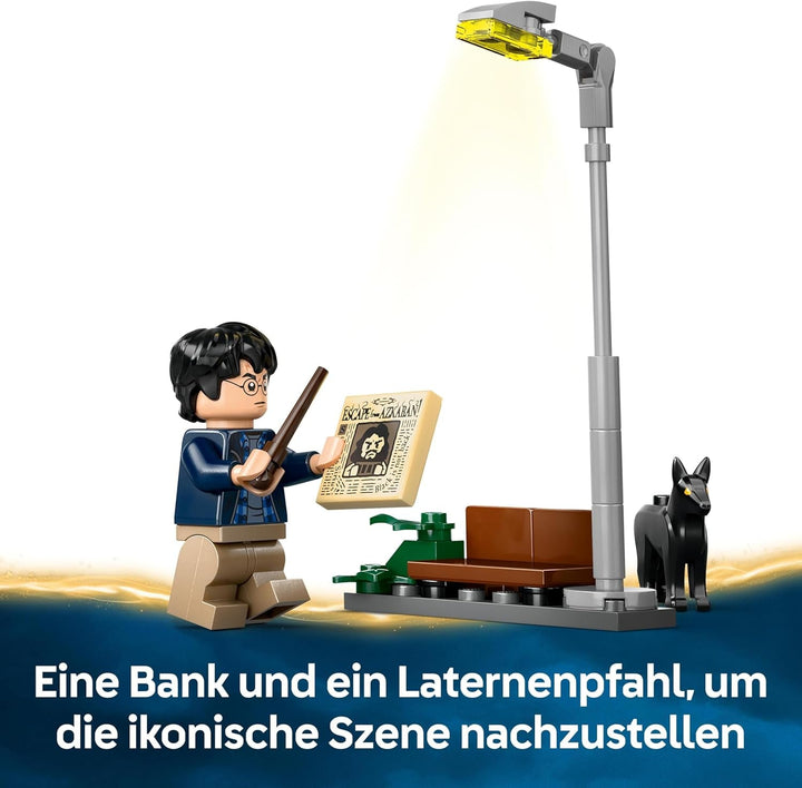 LEGO Harry Potter Adventures With The Travelling Knight, set de construcție cu 5 minifigurine, inclusiv Ernie Prang, Stan Shunpike & Padfoot, jucărie de autobuz pentru fanii lumii vrăjitorilor, băieți și fete de la 8 ani 76446