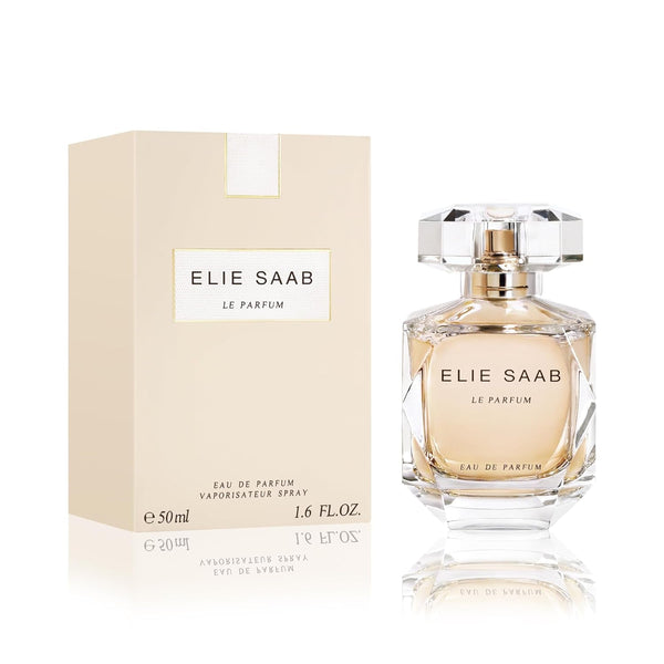 Elie Saab Le Parfum 50 ml – Apă de parfum pentru femei – Parfum floral chypre – Note radiante de floare de portocal, iasomie, miere de trandafir și paciuli – Sticlă transparentă din sticlă