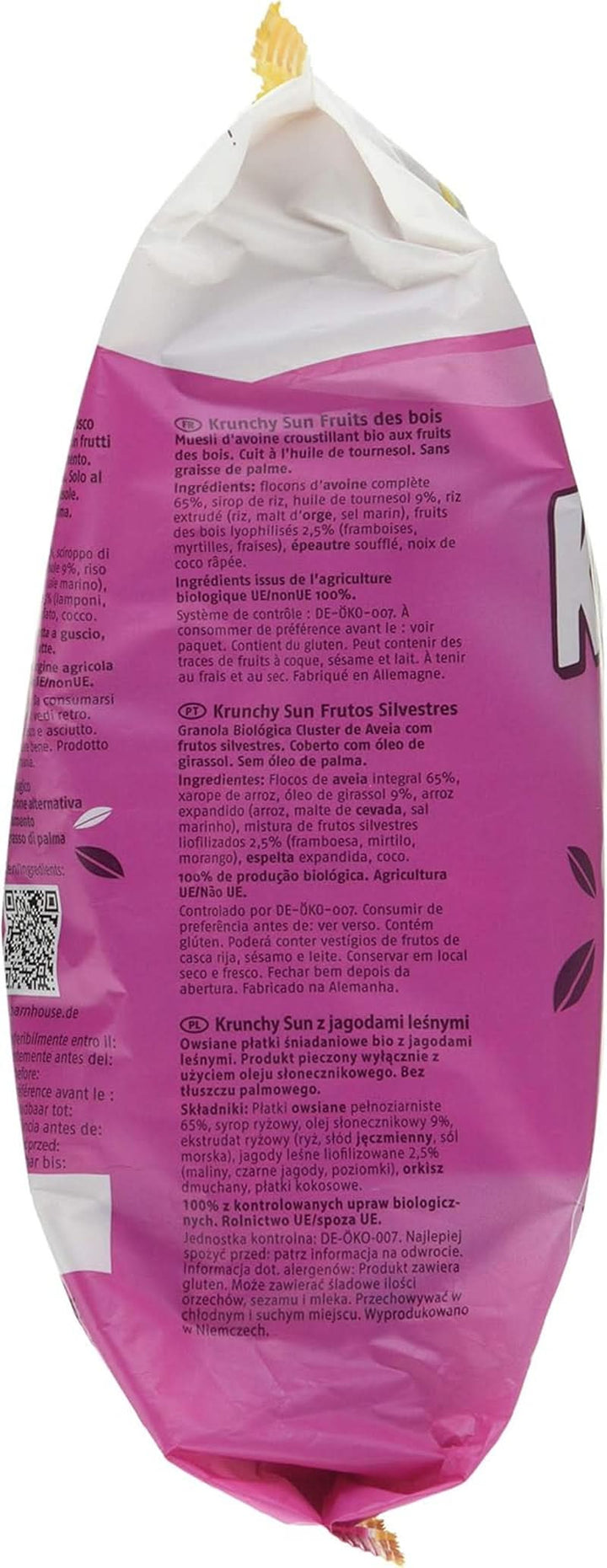 Barnhouse Muesli Krunchy Sun Fruits, 750 grame