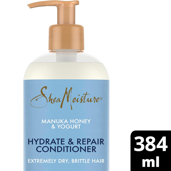 Sheamoisture Hydrate & Repair Conditioner Für Extrem Trockenes Und Sprödes Haar Manukahonig & Joghurt Frei Von Silikonen 384 Ml