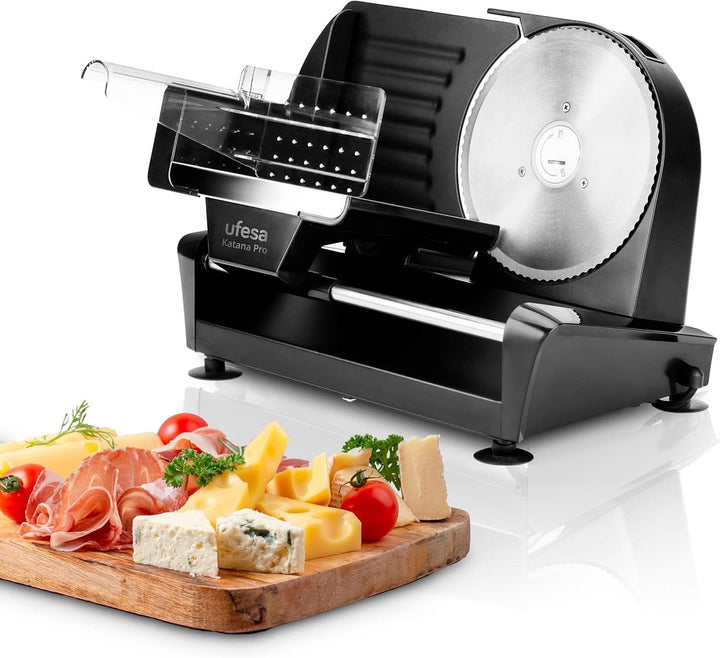 Ufesa Quick Slicer Processor Multifunktions-Foodprozessor 10-In-1, 1200W, 1,5L Fassungsvermögen, Edelstahlgehäuse, X3 Doppelseitige Scheiben, X1 Schneidemesser, X1 Rührlöffel