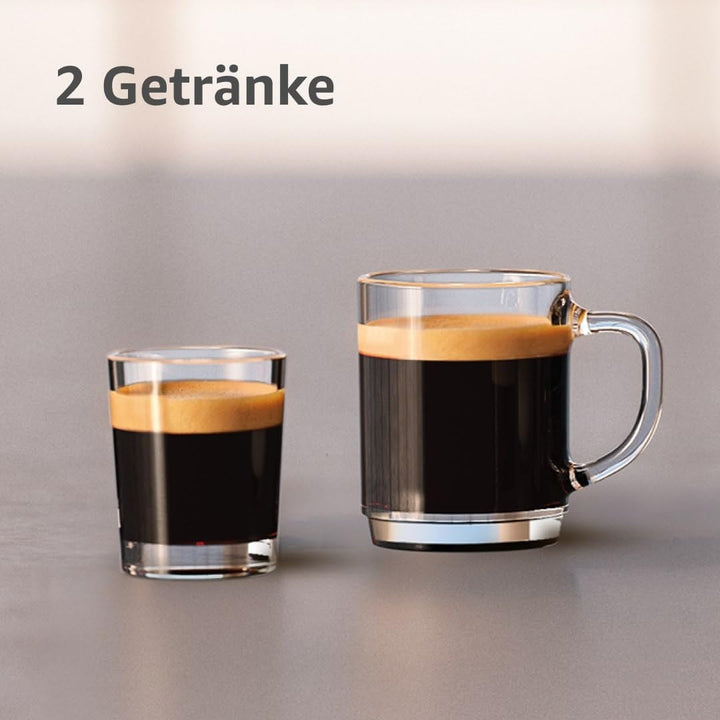 Aparat de cafea complet automat Philips Series 2200 - 2 tipuri de cafea, spumă de lapte clasică, afișaj tactil intuitiv, râșniță 100% ceramică, negru mat (EP2220/10)