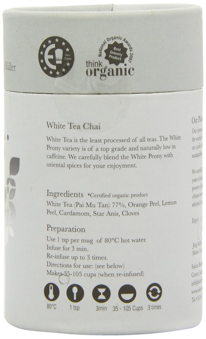 Solaris Ceai organic Ceai alb Chai 25 g