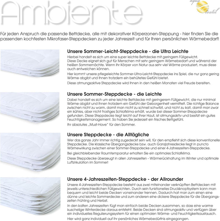 Ambiente vară plapumă ușoară 220 X 240 Cm Microfibre plapumă respirabil iarnă vară