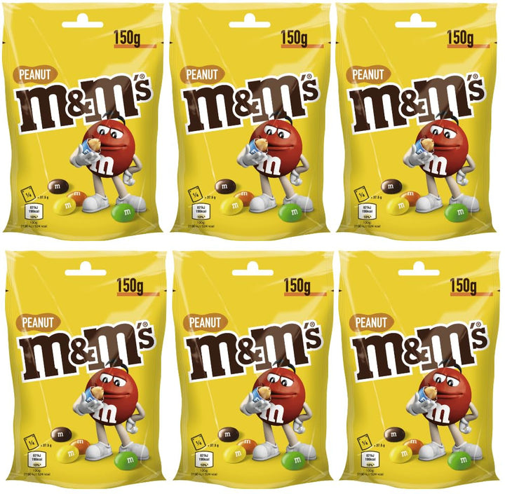 M&M'S | Peanut | Schokolinsen Mit Erdnusskern | Schokolade Geschenk | Eine Packung (1 X 150G)
