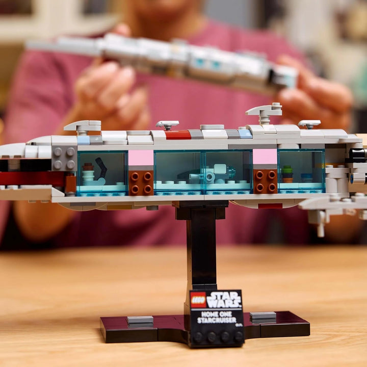 LEGO Star Wars 75405 Home One Starcruiser din Întoarcerea lui Jedi - Model de navă stelară - Set de fantezie și colecție de construit și expus - Cadou pentru fanii adulți și adolescenți