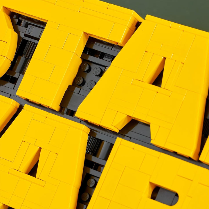 LEGO Star Wars 75407 Star Wars Logo Bricks - Set de construcție pentru adulți de colecționat - Model de cultură pop - piesă de prezentare pentru birou - Idee de cadou pentru adulți și fani adolescenți