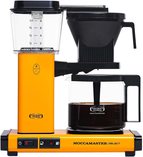 Moccamaster KBG Select, Cafetieră, Cafetieră cu filtru, Yellow Pepper, 1,25 litri