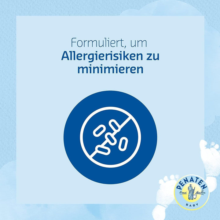 PENATEN Ultra Sensitive Care Cream Face & Body (100ml) cremă de față și de corp pentru bebeluși fără parfum, cremă hidratantă protectoare și hrănitoare pentru pielea foarte sensibilă a bebelușilor predispuși la neurodermatită