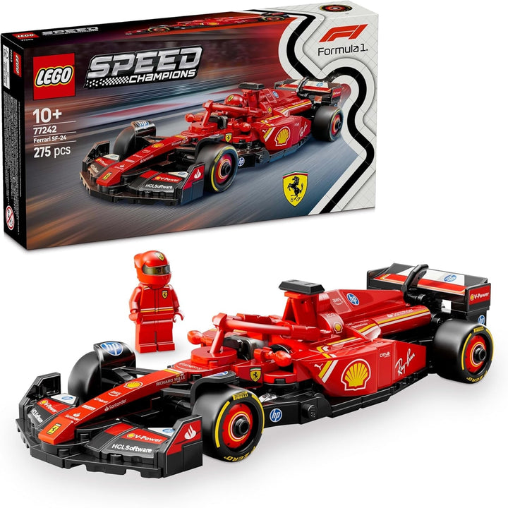 LEGO Speed Champions Mercedes-Amg F1 W15 Race Car - Jucărie cu minifigurină Formula 1 - Model de mașină de colecționat și construit - Cadou pentru băieți și fete 10+ sau fani adulți 77244