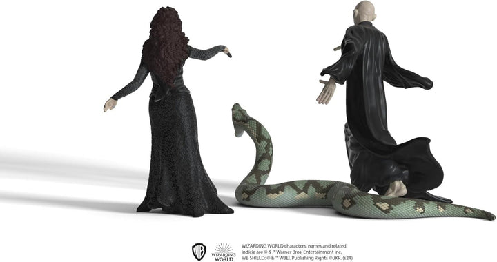 Schleich 42684 Lord Voldemort, Nagini & Bellatrix Lestrange, De la 6 ani, HARRY POTTER - figurină de joacă, 21 X 16 X 18 cm