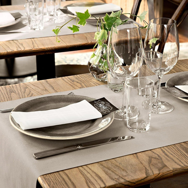 Șervețele de masă Tork Linstyle albe, 1/4 pliere, 19,5 × 19,5 cm, 14 נ50 șervețele, 509410