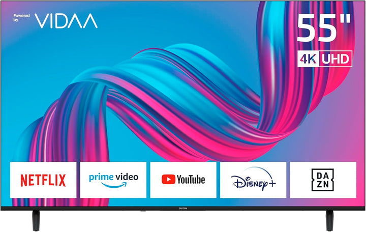 DYON Movie Smart 24 VX 60 Cm (24 Zoll) Fernseher (HD Smart TV, HD Triple Tuner (DVB-C/-S2/-T2), App Store, Prime Video, Netflix, Youtube, DAZN, Disney+) [Mod. 2023]…