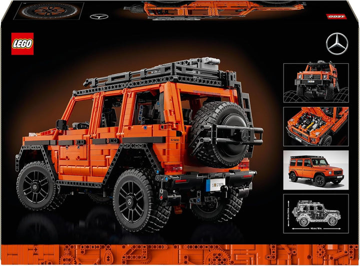 LEGO Technic Mercedes-Benz G 500 Professional Line, set de construcție cu model de mașină G-Class, cadou pentru adulți, set de vehicule de lux de teren, obiect de colecție Mercedes, mașină de jucărie 42177
