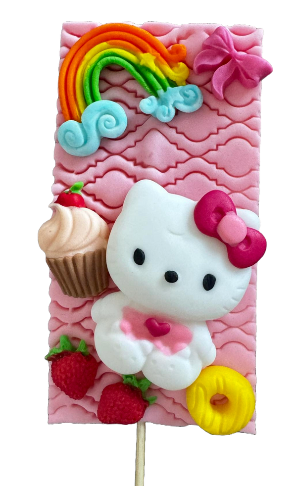 Decoratiune comestibila din zahar, Hello Kitty - Naty Shop 