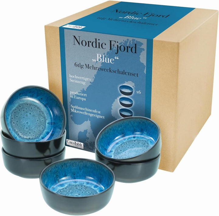 Creatable, 20166, Serie Nordic Fjord Green, 16-Teiliges Geschirrset Für 4 Personen, Kombiservice Aus Steinzeug, Spülmaschinen- Und Mikrowellengeeignet, Qualitätsproduktion