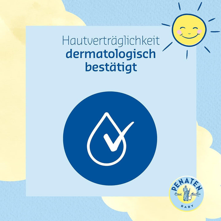 PENATEN Wind & Weather Cream (75 ml), îngrijire a pielii bebelușului cu protecție în vreme rece și umedă, cremă protectoare de îngrijire a bebelușului cu calendula bogată hrănește pielea și formează o barieră protectoare