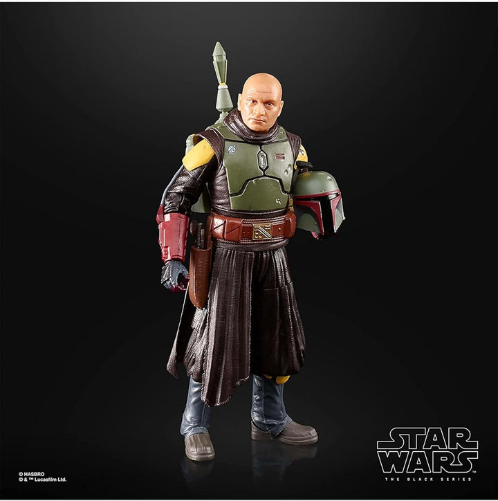 Star Wars Hasbro Seria Neagră Boba Fett (Camera Tronului): Cartea lui Boba Fett Figura de colecție, pentru copii 4+ ani, Multi, 15 cm înălțime