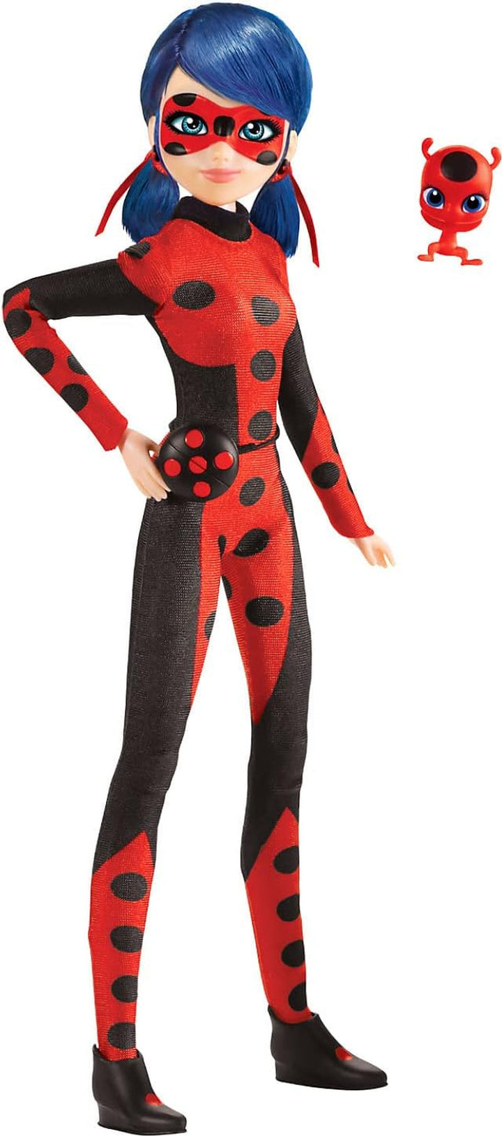 Bandai - Miraculous Ladybug - Doll Marinette Colour Change Surprise - Păpușă articulată Miraculous, 26 Cm + 3 surprize - Model aleatoriu - P50390