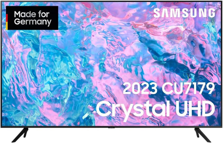 Samsung Crystal UHD 4K DU7179 Fernseher 43 Zoll, TV Mit Purcolor, 4K Upscaling, Crystal Prozessor 4K, Smart TV, GU43DU7179UXZG, Deutsches Modell [2024]