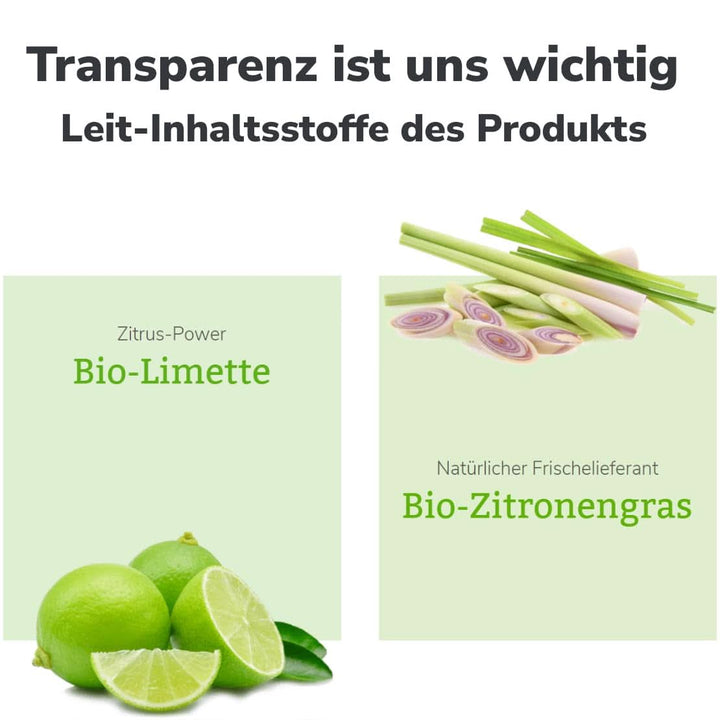 Lavera, Gel de duș răcoritor cu lămâie verde organică, 250 ml