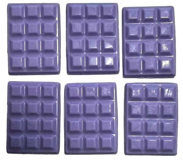 Mini tabletas Chocolate blanco para decoración, 3.5*2.5 cm - Purple Lilac