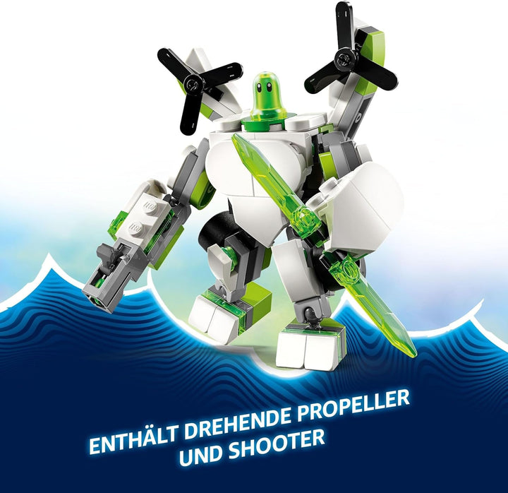 LEGO Dreamzzz Z-Blob's Robot and Vehicle Adventure, 20-in-1 Toy Mech, pentru fete și băieți, copii cu vârsta de peste 7 ani, Playset Fantasy cu Mateo Minifigure, 20 versiuni de Z-Blob 71487
